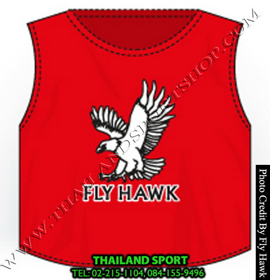 เสื้อเอี๊ยม fly hawk รุ่น a222 (สีแดง)
