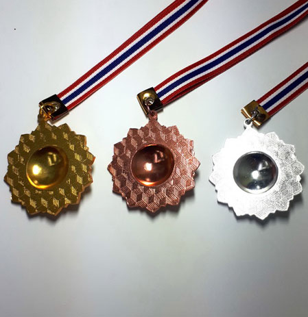 เหรียญรางวัล อลูมิเนียม รุ่น 004 (เหมาะสำหรับผู้ใหญ่ gd, s, c) k+n 1