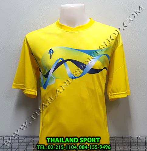 เสื้อกีฬา สปอร์ต เดย์ SPORT DAY รุ่น SA002 (สีเหลือง YG ) พิมพ์ลาย