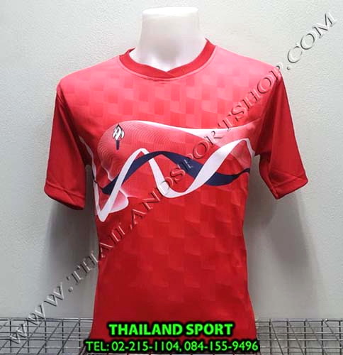 เสื้อกีฬา สปอร์ต เดย์ SPORT DAY รุ่น SA002 (สีแดง R ) พิมพ์ลาย