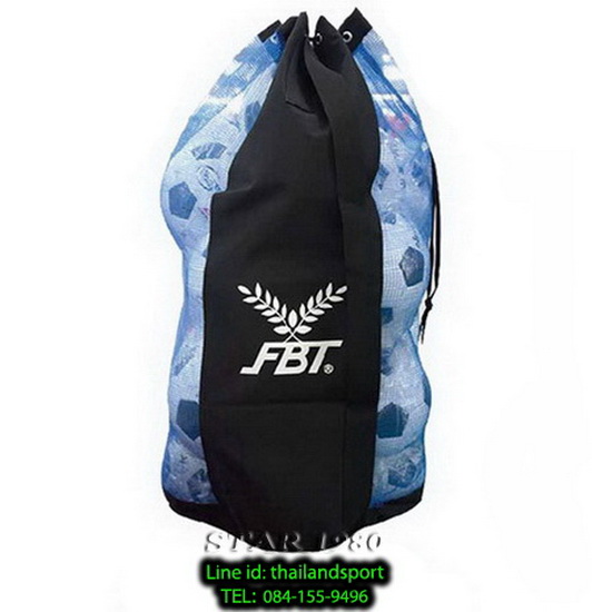 กระเป๋าใส่ ลูกบอล FBT รุ่น 81 3 43 (สีดำ-น้ำเงิน AB) บรรจุ 15 ลูก.