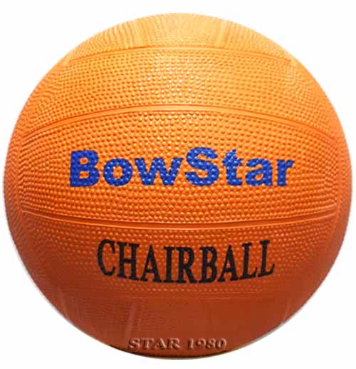 ลูกแชร์บอล โบสตาร์ chairball bowstar รุ่น มาตรฐาน (o) เบอร์ 4 ยาง k+n 1