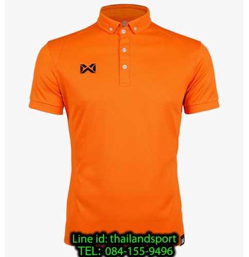 เสื้อโปโลกีฬา polo วอริกซ์ warrix รุ่น wa-3315n (สีส้ม oo) 0