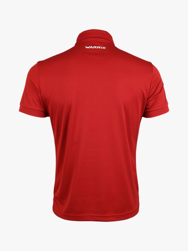 เสื้อโปโลกีฬา polo วอริกซ์ warrix รุ่น wa-3315n (สีแดงเข้ม rt) 1