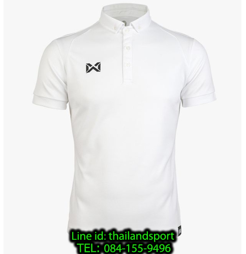 เสื้อโปโลกีฬา polo วอริกซ์ warrix รุ่น wa-3315n (สีขาว ww)