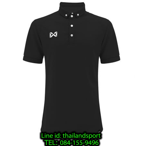 เสื้อโปโลกีฬา polo วอริกซ์ warrix รุ่น wa-3315n (สีดำ aa) 0