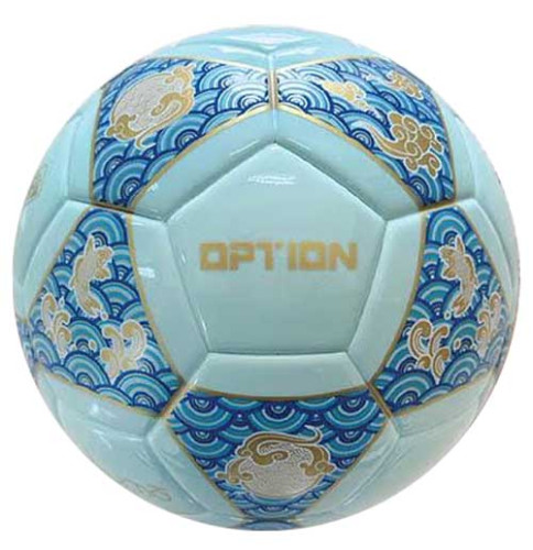ลูกฟุตซอล ออฟชั่น futsal option รุ่น 007 (l, p) เบอร์ 3.7 หนังอัดนุ่ม tpu k+n 1