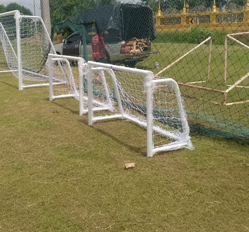 เสาประตู ฟุตบอล โกล์หนู รุ่น เล็ก, กลาง, ใหญ่ (พร้อมตาข่าย) +vs, +vs, +vs 3