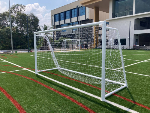 ตาข่ายประตู ฟุตบอล 7 คน อินเดอร์ซอกเกอร์ chada รุ่น เส้น ใหญ่, ใหญ่พิเศษ, แดง (เฉพาะตาข่าย) k+n 1