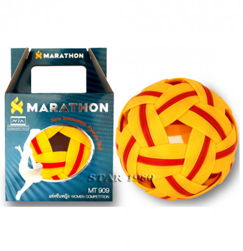 ลูกตะกร้อ มาราธอน marathon mt 909 รุ่น แข่งขันนานาชาติ (หญิง/เยาวชน) (101701) k+n 2