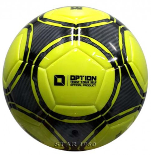 ลูกฟุตซอล ออฟชั่น futsalball option รุ่น 001 (y, o) เบอร์ 3.7 หนังอัด tpu k+n 2