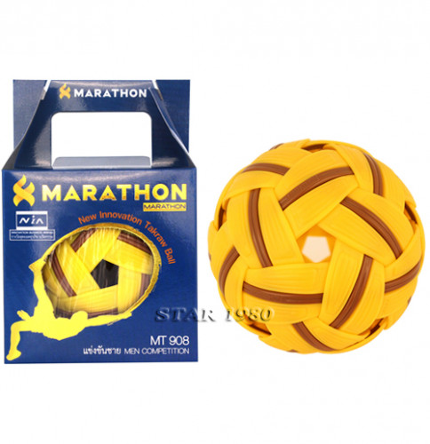 ลูกตะกร้อ มาราธอน marathon mt 908 รุ่น แข่งขัน นานาชาติ (ชาย) (101695) k+n 2