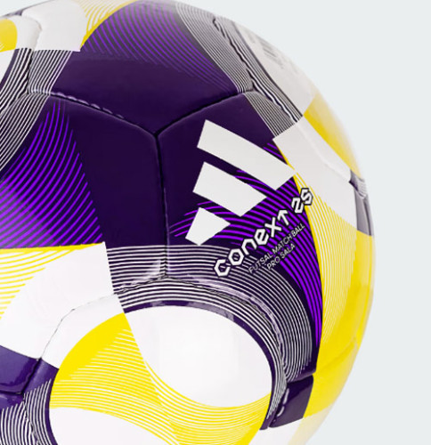 ลูกฟุตซอลex อาดิดาส futsal adidas รุ่น conext 25 (wyv) เบอร์ 3.7 หนังเย็บมือ pu k+n ex 2