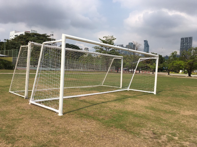 ตาข่ายประตู ฟุตบอล 11 คน chada รุ่น เส้น เล็ก, ใหญ่, ใหญ่พิเศษ, แดง, คูลาลอน (เฉพาะตาข่าย) k+n 2