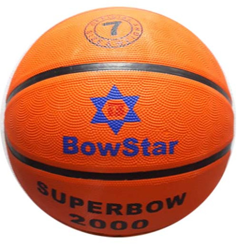 ลูกบาสเกตบอล โบ สตาร์ basketball รุ่น bow star (o) เบอร์ 7 k+n 1
