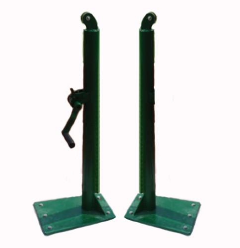 เสาเทนนิส รุ่น ยึดพิ้น ระบบฟันเฟือง (g) k+n +vs 1