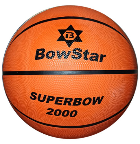 ลูกบาสเกตบอล โบ สตาร์ basketball รุ่น bow star (o) เบอร์ 7 k+n ex 1