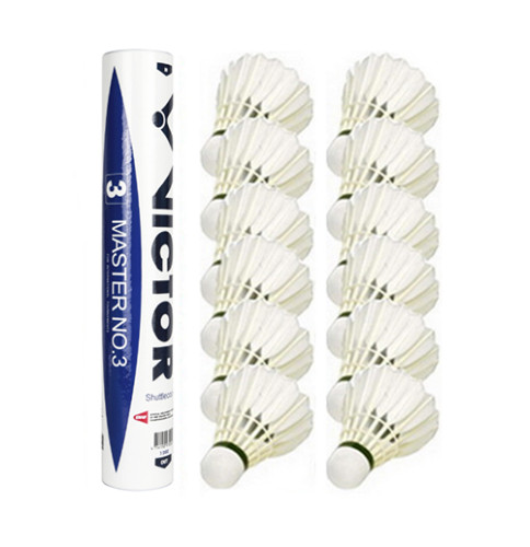 ลูกแบดมินตันex วิคเตอร์ badminton shuttlecock Victor รุ่น master5, master3, champion1 k+n ex 2