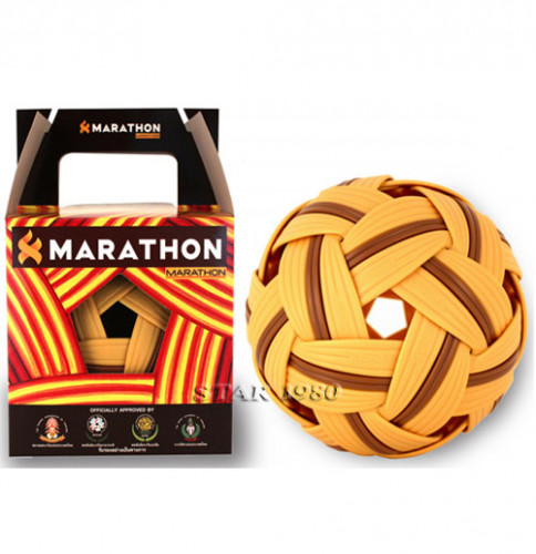 ลูกตะกร้อ มาราธอน marathon mt 201 รุ่นแข่งขัน เซปักทั่วไป (ชาย) (010218) k+n 2