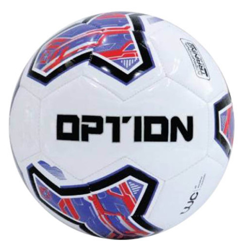 ลูกฟุตบอลex ออฟชั่น football option รุ่น 002 (wo4-5, wr4-5, wb3, wp3) เบอร์ 3, 4, 5 หนังเย็บ tpu k+n 2
