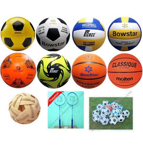 อุปกรณ์กีฬา บริจาค เพื่อการกุศล ชุด a, b (พร้อมตาข่ายบอลรวม) k+n 9