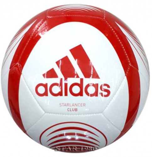 ลูกฟุตบอล อาดิดาส football adidas รุ่น star lancer club 2022 (bw, r, a) เบอร์ 3, 4, 5 หนังเย็บ tpu k 1