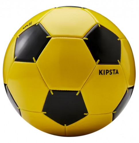 ลูกฟุตบอล คิปสตา football kipsta รุ่น 002 (y, r, l) เบอร์ 3 ฟ้า, 4 แดง, 5 เหลือง หนังเย็บ pvc k+n 1