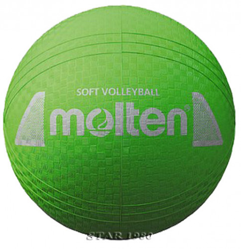 ลูกวอลเลย์บอลยาง สำหรับเด็ก volleyball kid molten รุ่น s2y1250 (y, p, l, g) เบอร์ 5 หนังยาง นุ่ม k+n 4