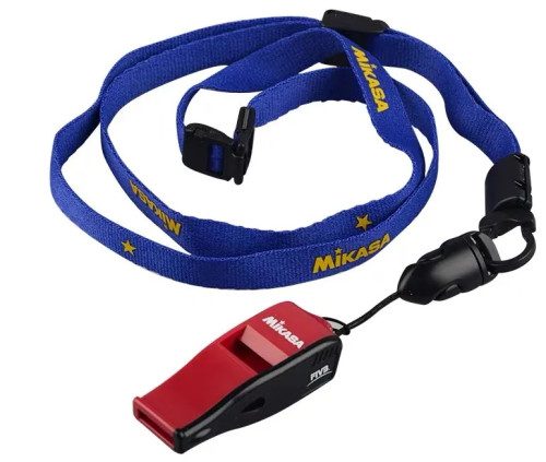 นกหวีดผู้ติดสินวอลเลย์บอล  referee whistle for volleyball  มิกาซ่า mikasa รุ่น beat master (by) 1