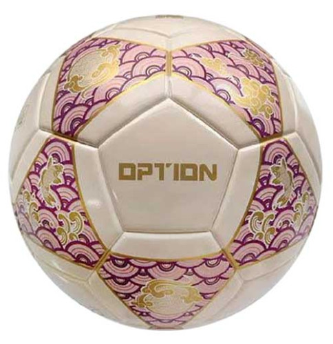 ลูกฟุตซอล ออฟชั่น futsal option รุ่น 007 (l, p) เบอร์ 3.7 หนังอัดนุ่ม tpu k+n 2