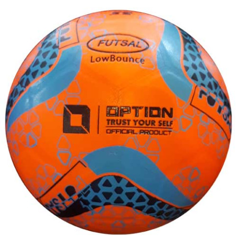 ลูกฟุตซอล ออฟชั่น futsal option รุ่น 005 (y, o, p) เบอร์ 3.5 หนังอัด pvc k+n 1