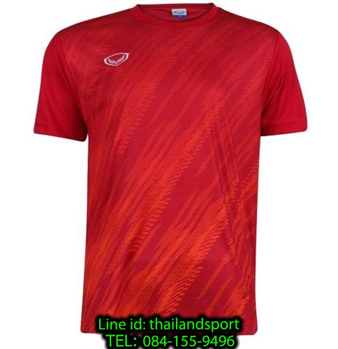 เสื้อกีฬา แกรนด์ สปอร์ต grand sport รุ่น 011-559 (สีแดง) พิมพ์ลาย