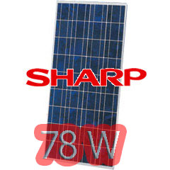 แผงโซล่าเซลล์ Solar Cell ขนาด 78 วัตต์ ยี่ห้อ SHARP