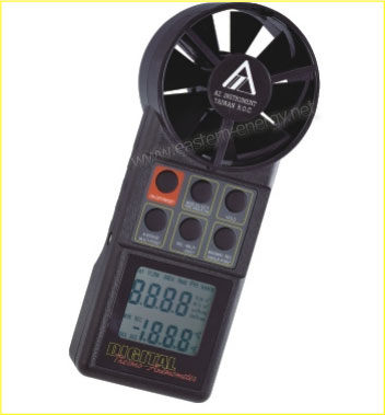 เครื่องวัดความเร็วลมและปริมาตรลม Handheld Anemometer CMS/CFM รุ่น 8906 ***โปรโมชั่น