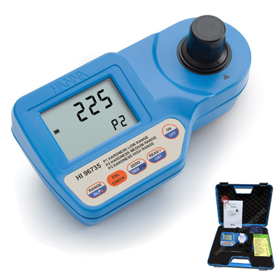 เครื่องวัดความกระด้างของน้ำ Total Hardness PhotoMeter เครื่องวัดความกระด้าง รุ่น HI 96735C