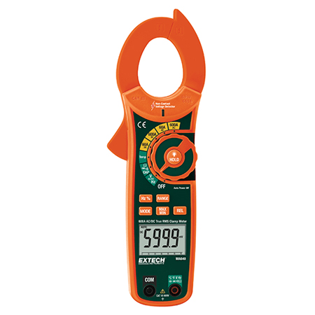 AC/DC แคลมป์มิเตอร์ 600A True RMS AC/DC Clamp Meter + NCV รุ่น MA640
