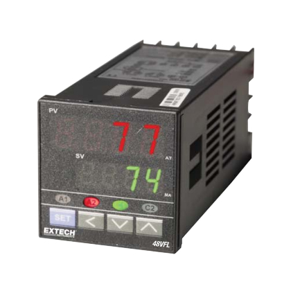 เครื่องควบคุมอุณหภูมิ 1/16 DIN Temperature PID Controller with 4-20mA Output รุ่น 48VFL13