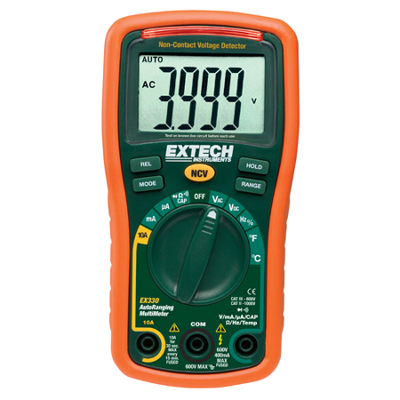 Digital Multimeter 12 Function Mini MultiMeter + Non-Contact Voltage Detector รุ่น EX330