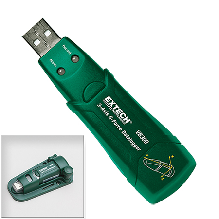 เครื่องบันทึกความสั่นสะเทือน 3 แกน 3-Axis G-Force USB Datalogger รุ่น VB300
