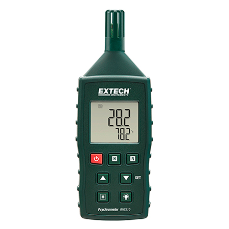 เครื่องวัดอุณภูมิความชื้น Extech Hygro-Thermometer Psychrometer รุ่น RHT510