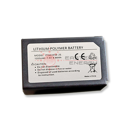 Lithium Polimer Battery, 1200mAh 7.4V แบตเตอรี่ รุ่น PT603450-2S