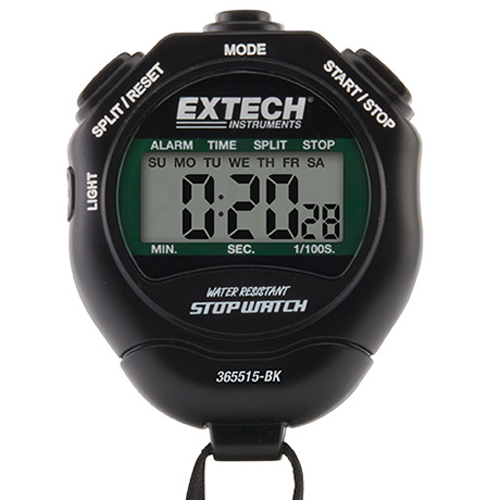 นาฬิกาจับเวลา Stopwatch/Clock with Backlit Display รุ่น 365515-BK