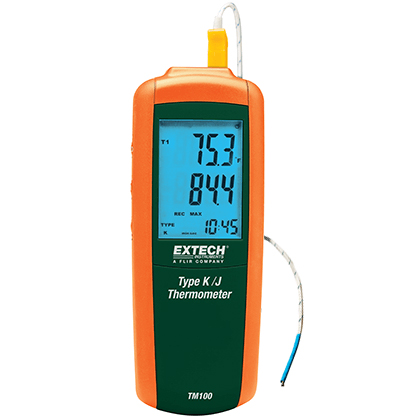 เทอร์โมมิเตอร์ Type K/J Single Input Thermometer รุ่น TM100