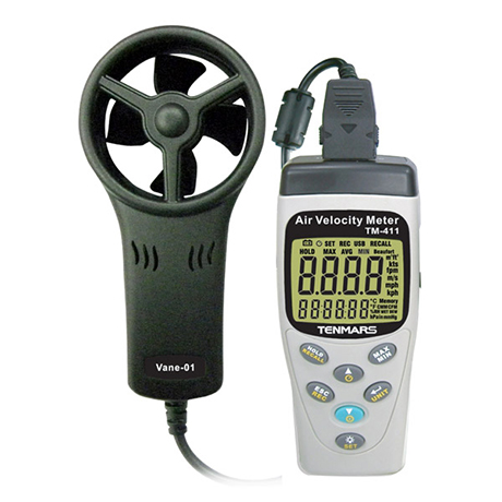 เครื่องวัดความเร็วลม Tenmars TM-412