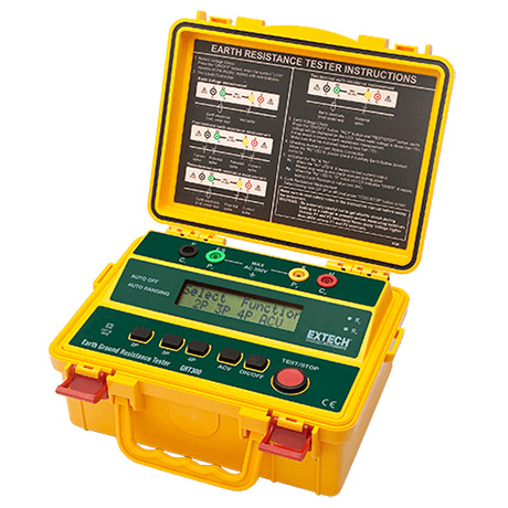เครื่องวัดความต้านทานดิน 4-Wire Earth Ground Resistance Tester รุ่น GRT300