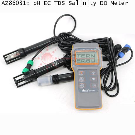 เครื่องวัด pH EC TDS Salinity DO Meter และอุณหภูมิ รุ่น 86031 1