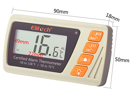 เครื่องวัดอุณหภูมิ Thermometer with External Probe รุ่น Elitech VT-10 2