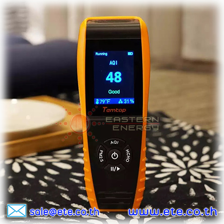 เครื่องวัดฝุ่น PM2.5/PM10/HCHO/AQI/อุณหภูมิ/ความชื้น รุ่น Temtop LKC-1000S 2