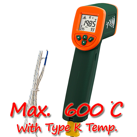 อินฟราเรดเทอร์โมมิเตอร์ Mini InfraRed Thermometer with Type K รุ่น IR267