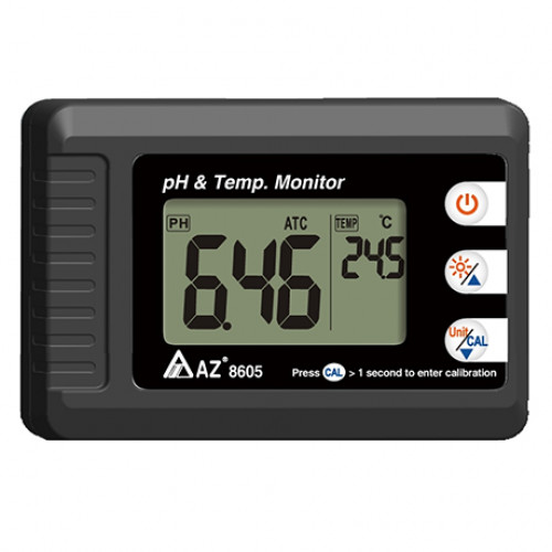 เครื่องวัดค่า pH และอุณหภูมิ pH Temp. Monitor รุ่น AZ8605 ***โปรโมชั่น 2
